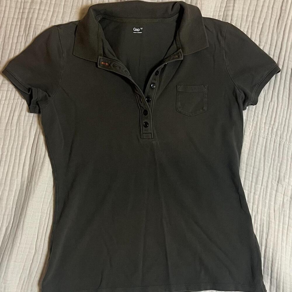 GAP Polo Shirt – Brown, Short Sleeve, Preppy Classic, Summer 2010, Size Medium